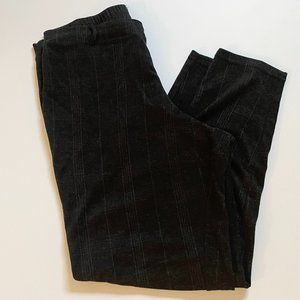 Checkered material leggings